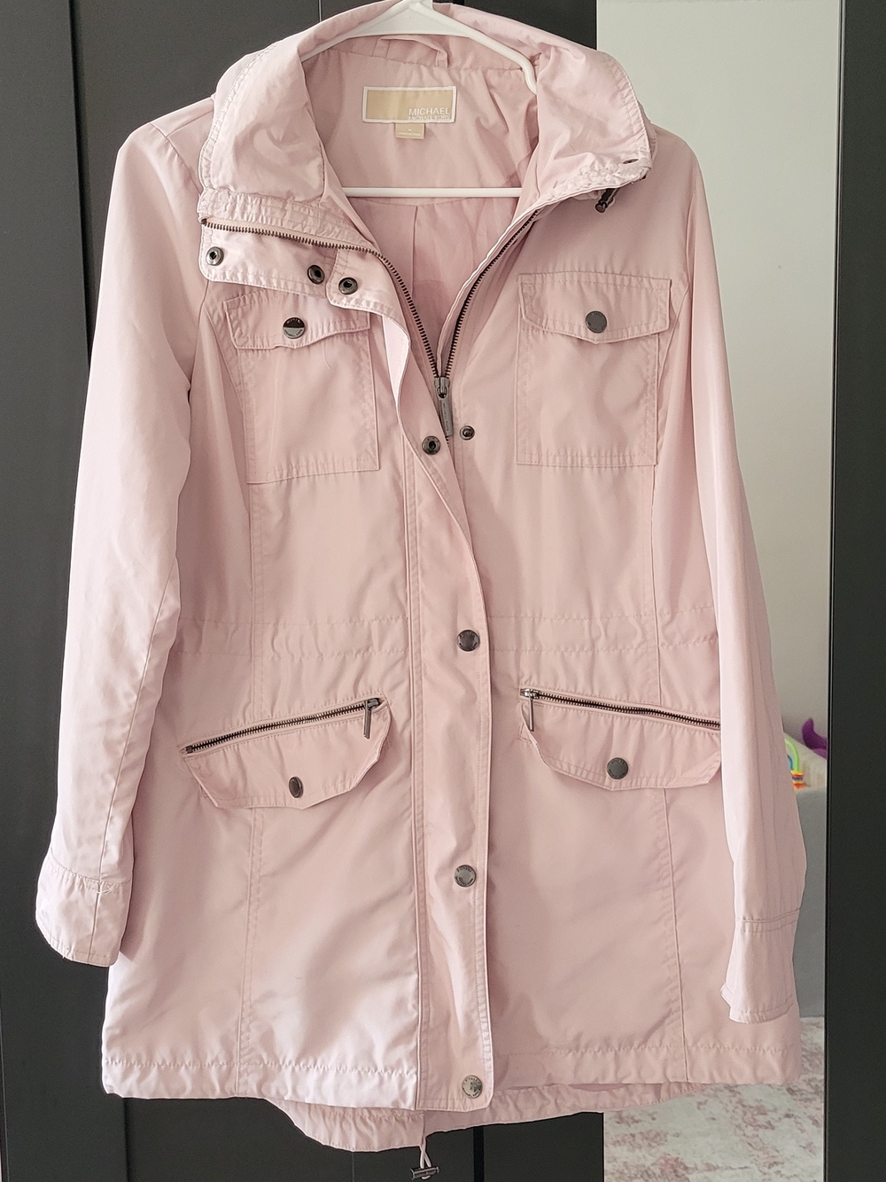 Michael Kors Light Pink Utility Anorak Jacket